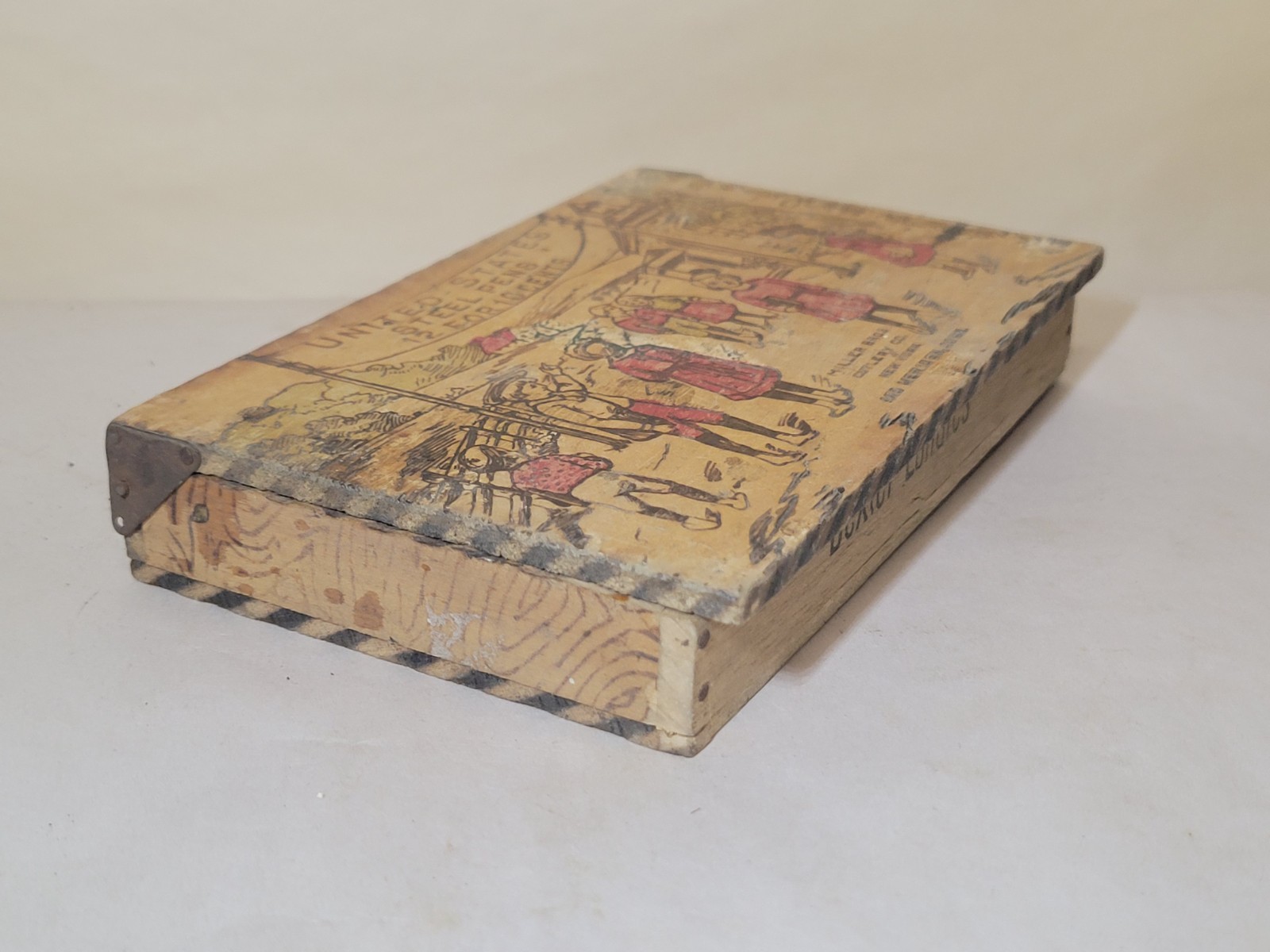 1910s Pen Nib Box United States Steel Pens Miller Bros Antique Store Display