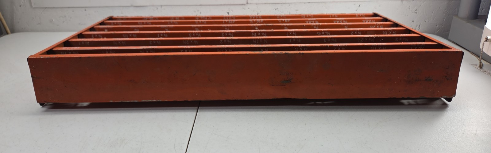 Dorman Ready Pak Fastener Vintage Gas Station Cabinet Wall Mount Display Empty