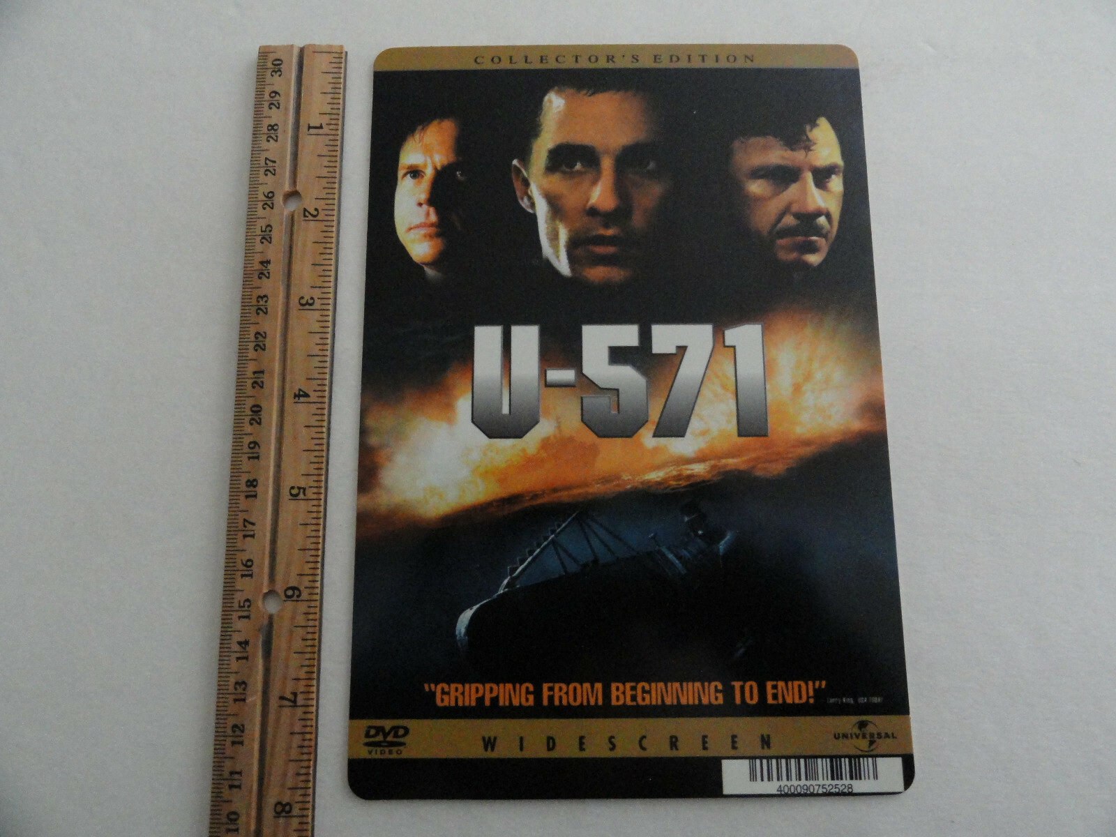 U-571 – BLOCKBUSTER VIDEO BACKER CARD 5″X8″