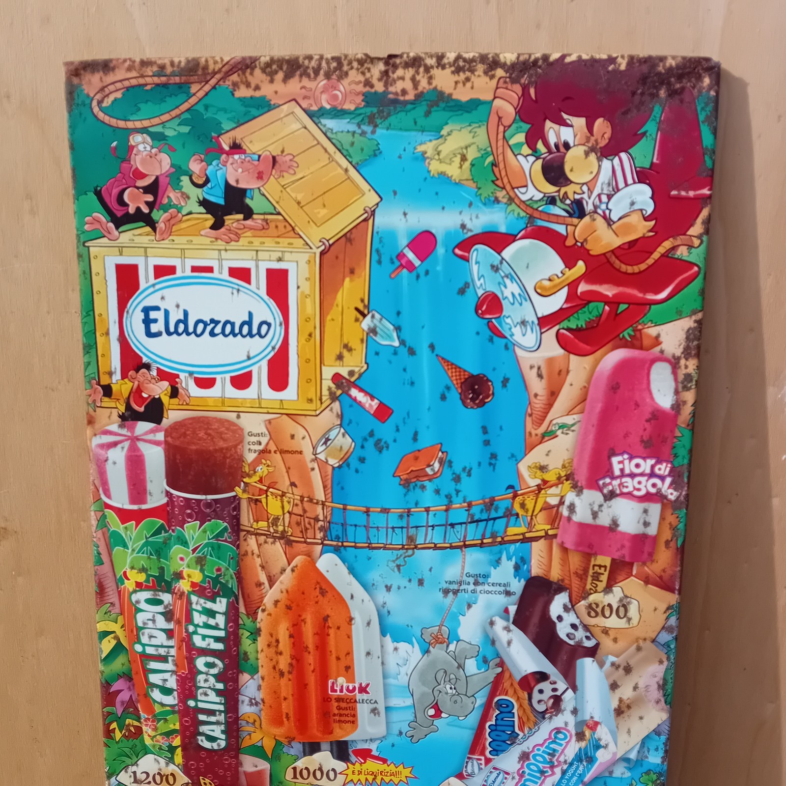 1996 Eldorado Ice Cream Table Sign