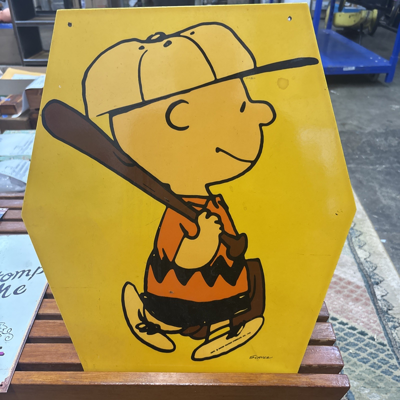 Vintage 1950s Dolly Madison Store Display Advertising Sign Charlie Brown
