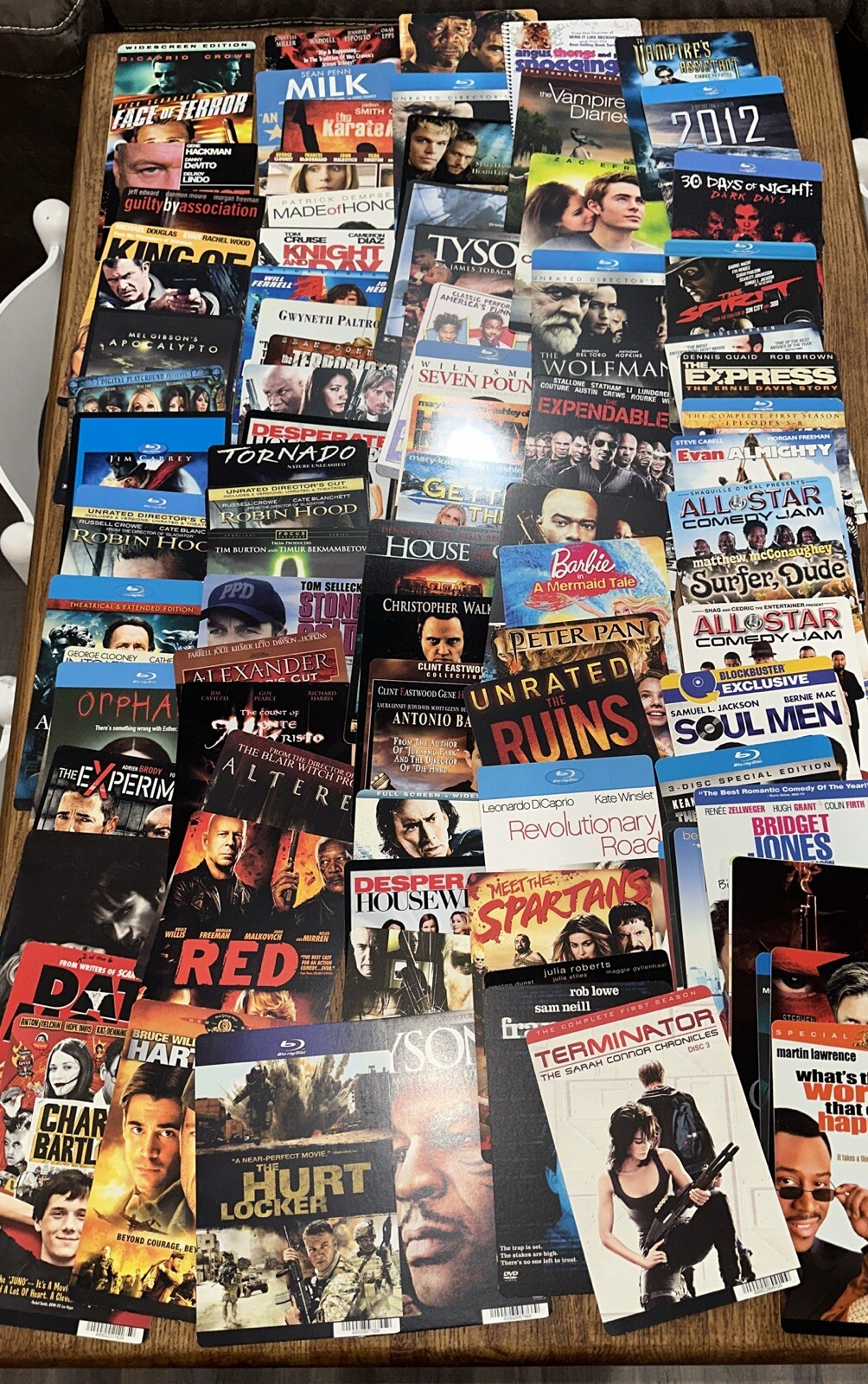 Huge Lot of 95 VIDEO Rental Store Movie Backer Cards 5.5 “X 8″ NO MOVIES