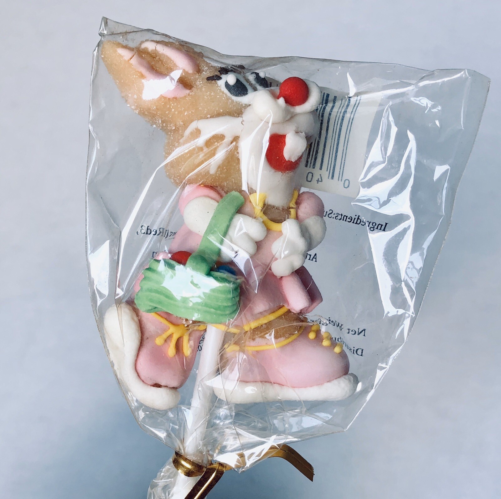 Vintage 2001 Extreme EASTER BUNNY Jelly Pop Candy container bubble gum Sneakers