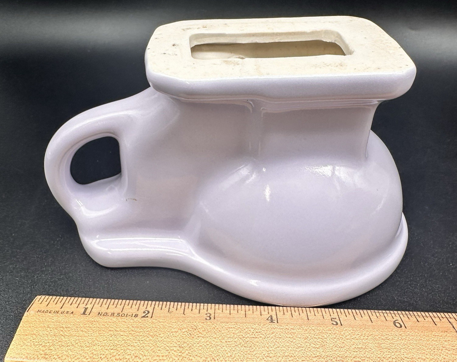 Vintage Rheem Salesman Sample Ceramic Toilet 6.75″ long x 4″ tall Coffee Mug Cup