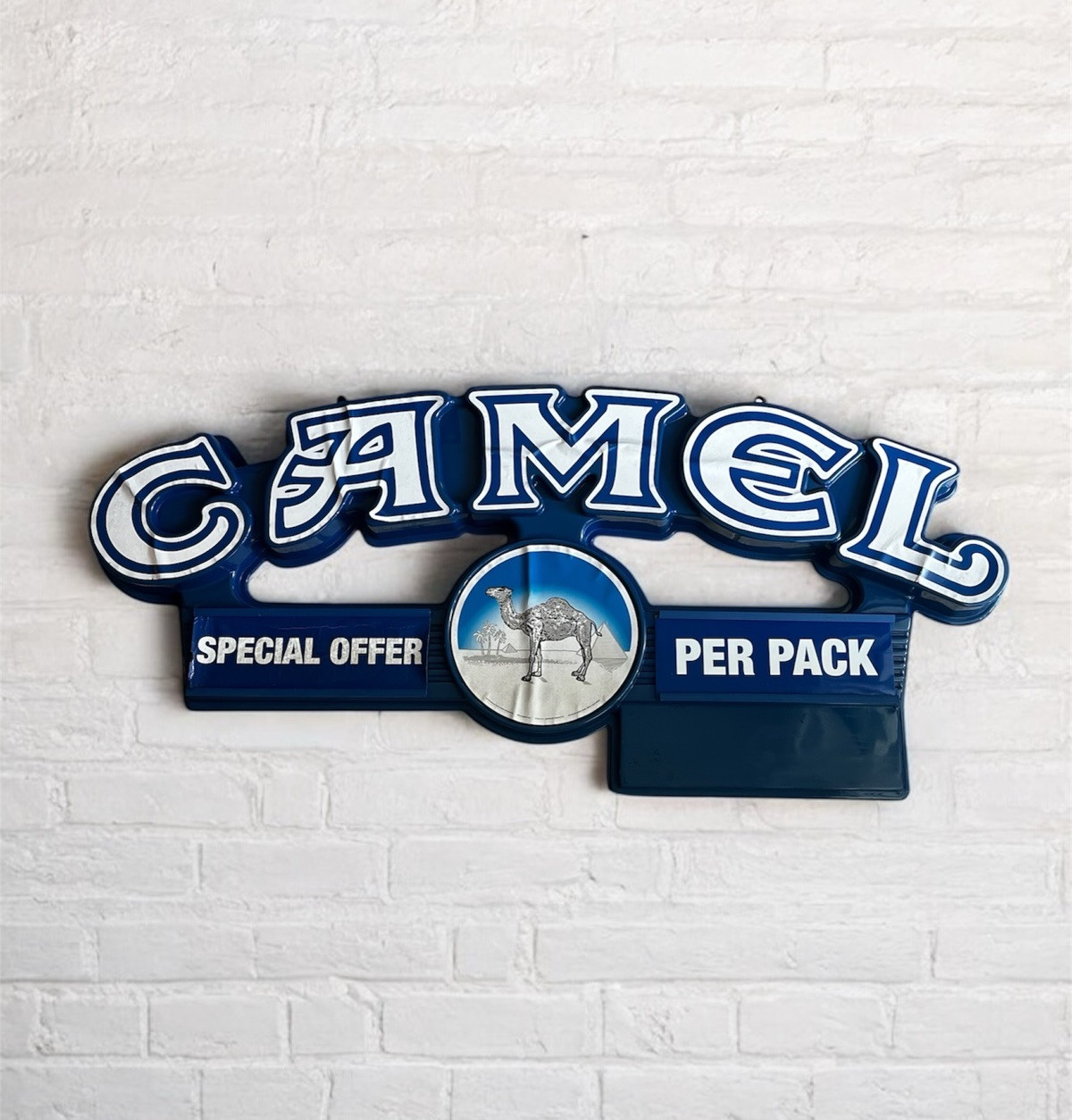 Joe CAMEL – Cigarettes Store Display Advertising Hanging Sign Vintage