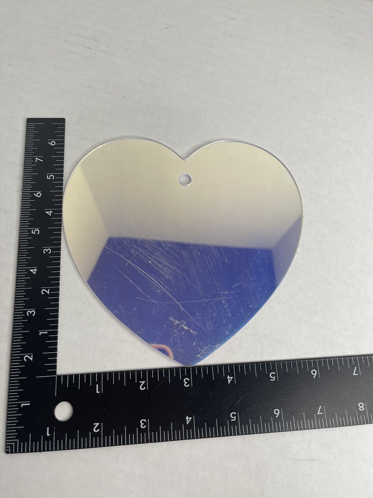 Victoria’s Secret VS PINK Heart Iridescent Acrylic Store Display Prop Rare Dog