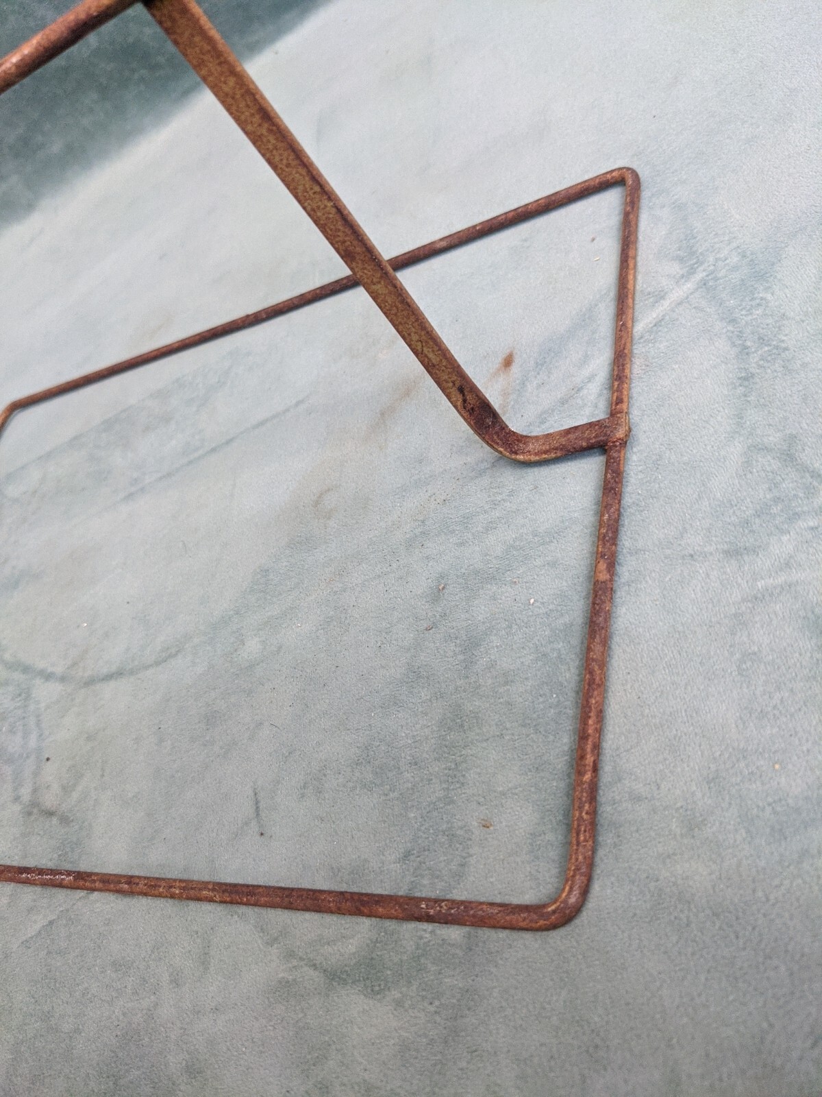 Vintage Metal Chip Rack Display Stand Advertising Countertop Double Sided