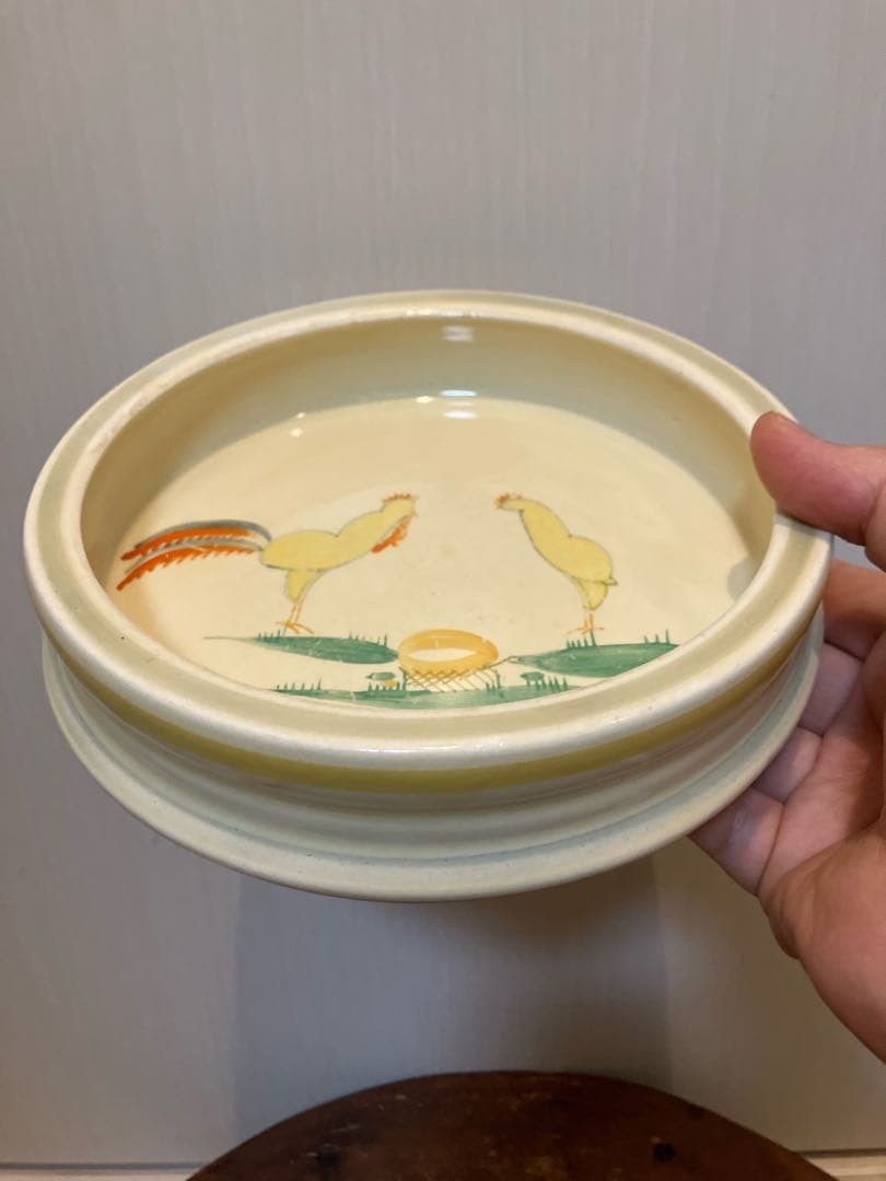 Susie Cooper 1930s Hand Painted Vintage Children Plate Bowl Antique