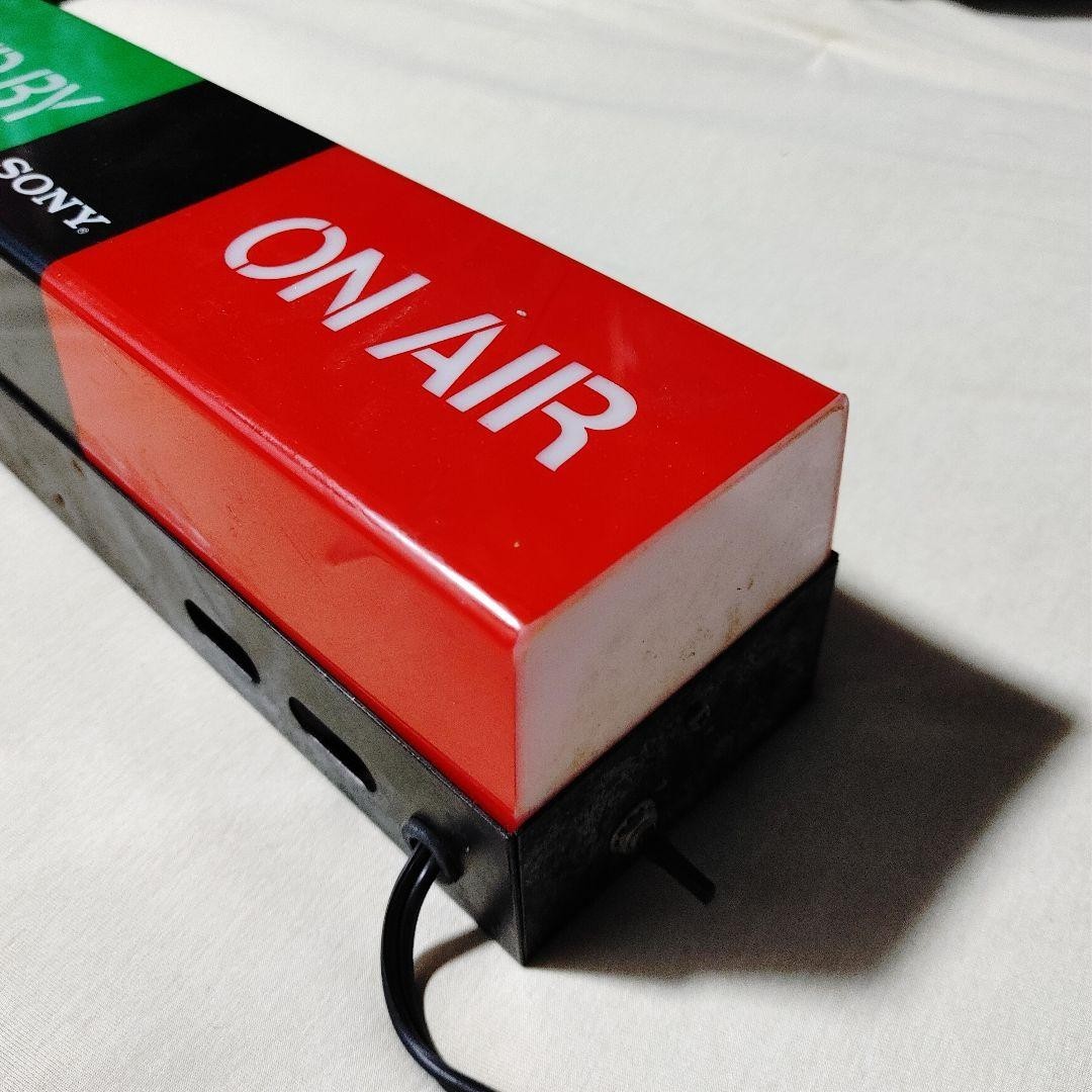SONY Store Sign Display Promotional Light Vintage On Air GRN/RED Very Rare! 100V