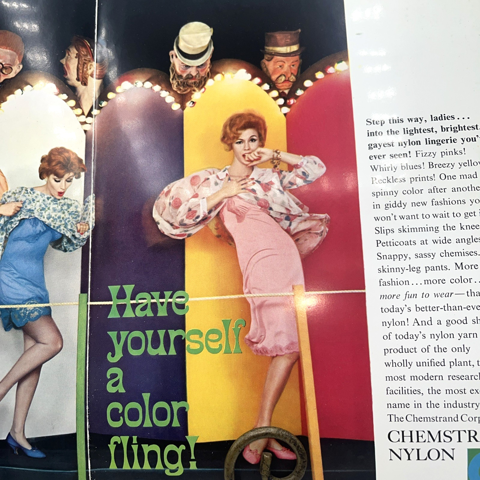 Chemstrand Corporation Nylon Lingerie Promotional Display