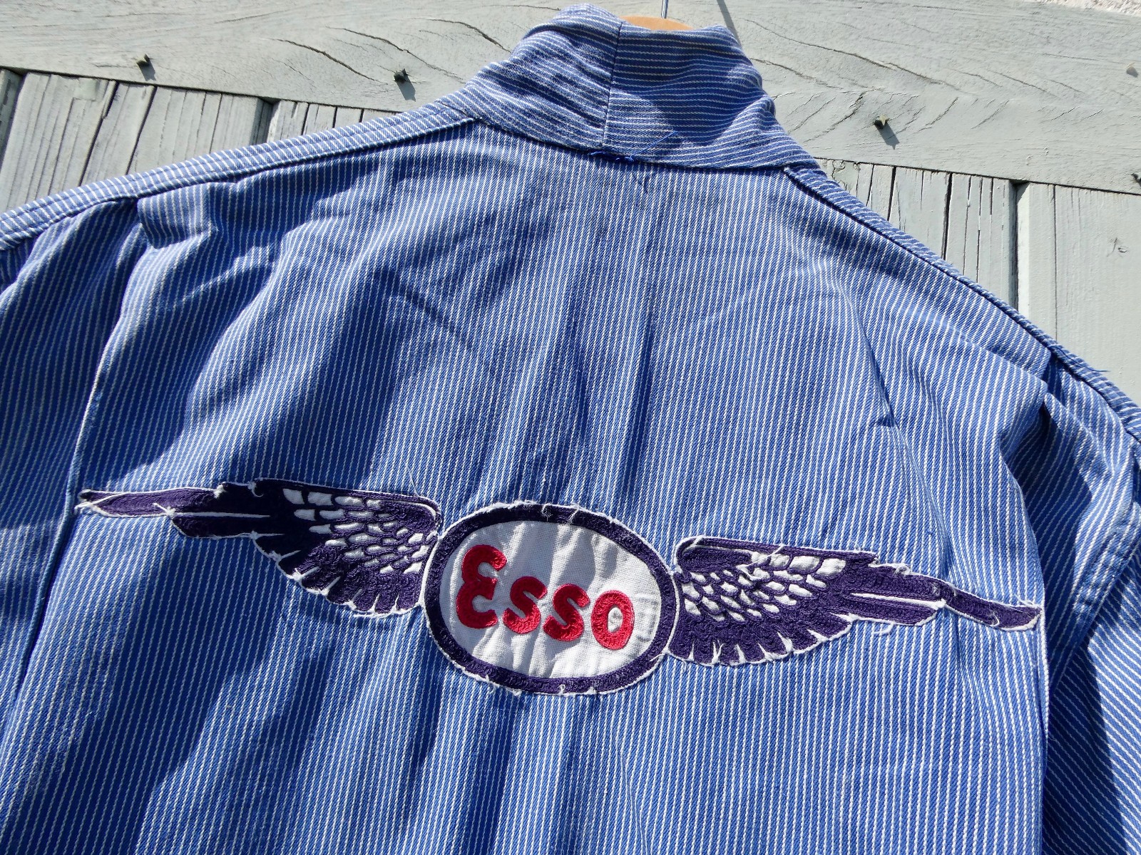 ESSO AVIATION 1950 AIRPORT PUMP SUIT TANK REFUELER OIL FUEL CAN