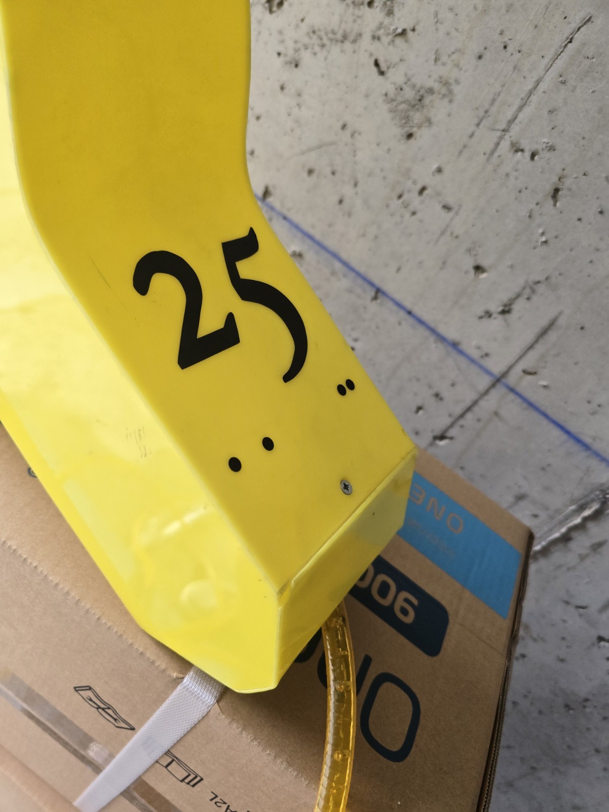 Yellow Outdoor Bright Advertising Sign