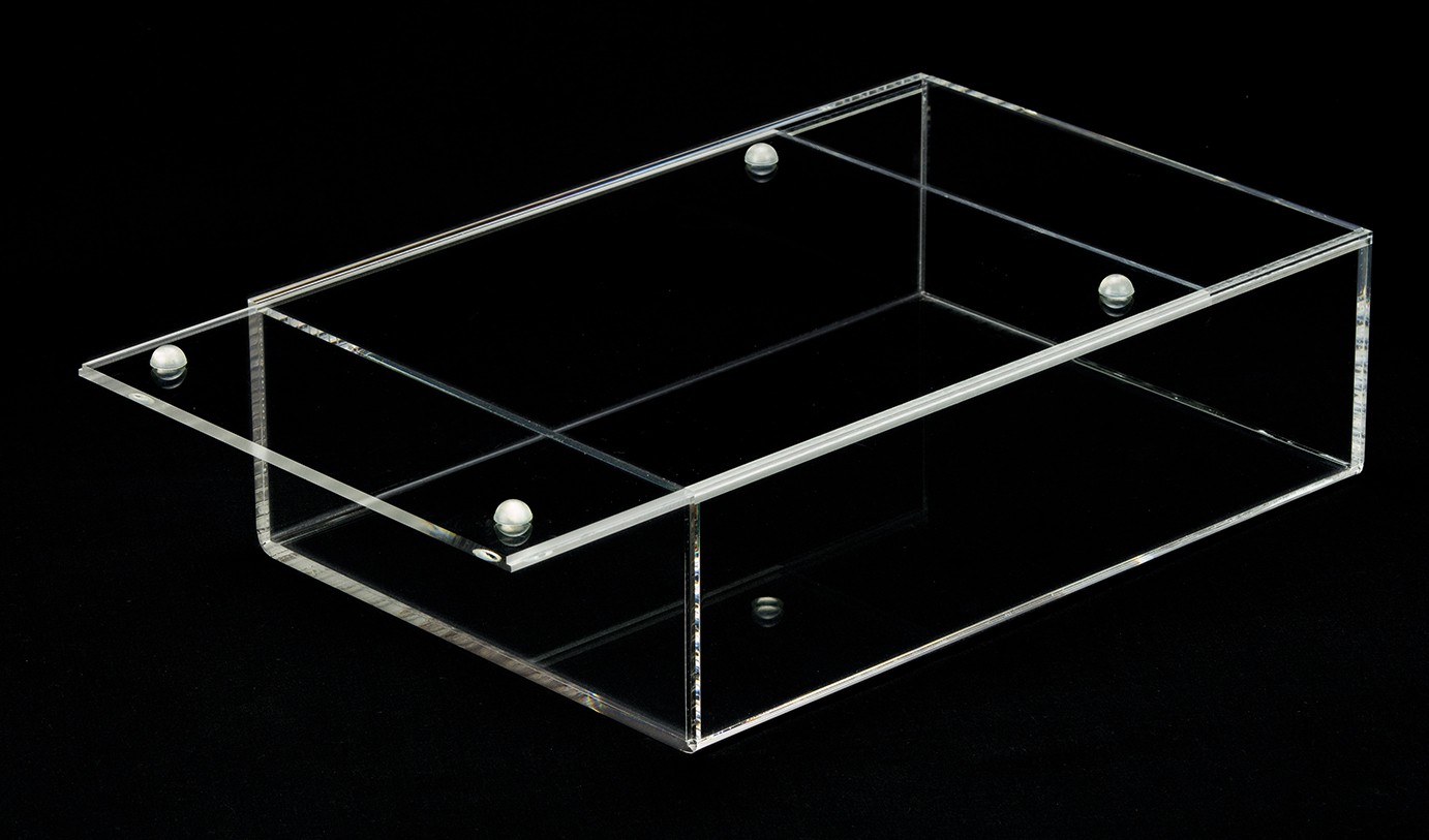 Clear Table Top Display Case 12.75×3.75×8.87 for Collectible Book (A020-CBTT)