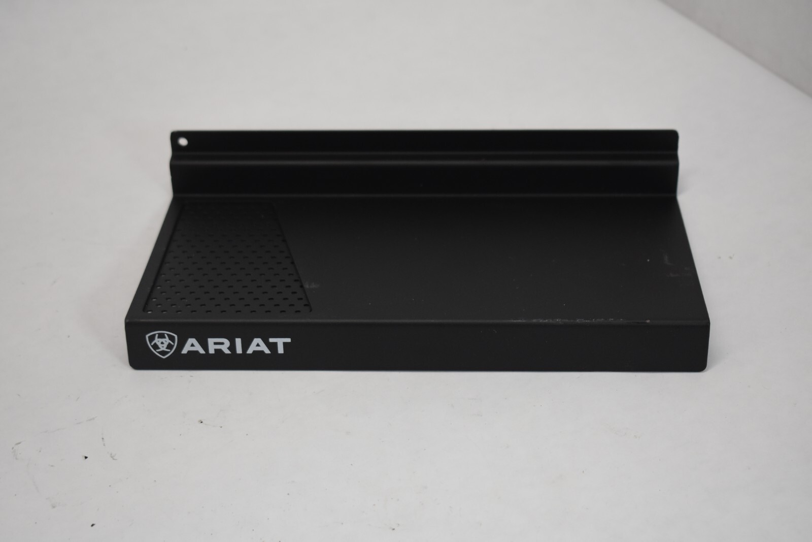 Lot of 10 Ariat Retail Shoe Shelf Black 10″ x 6″ x 1-1/4″ Stainless Steel Shelf