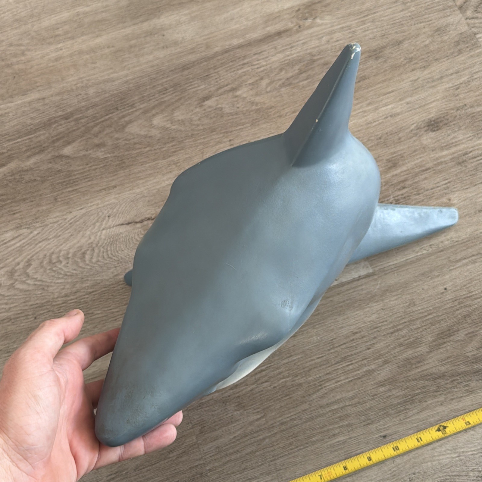 Vintage Rare Blue Shark Head Wall Display 16”x13”x9” Store Diner Fish Ocean HTF