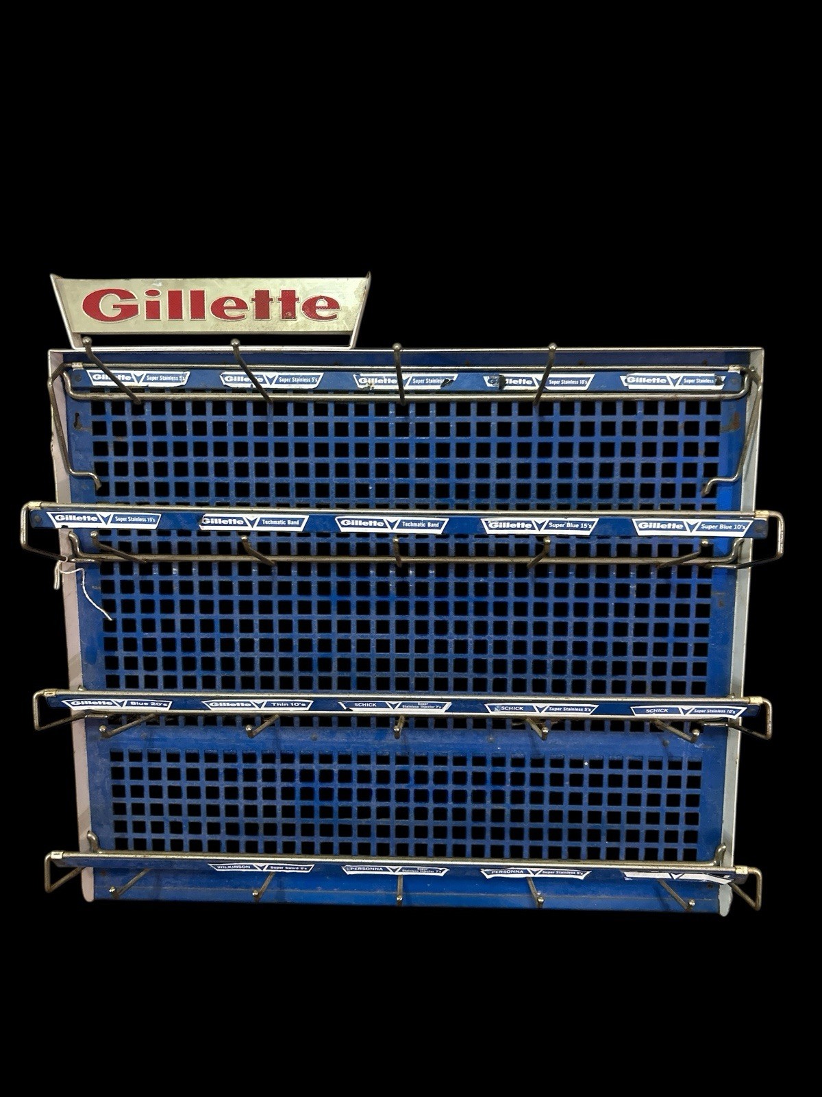 Vintage Gillette Razor Display – 20”x23”