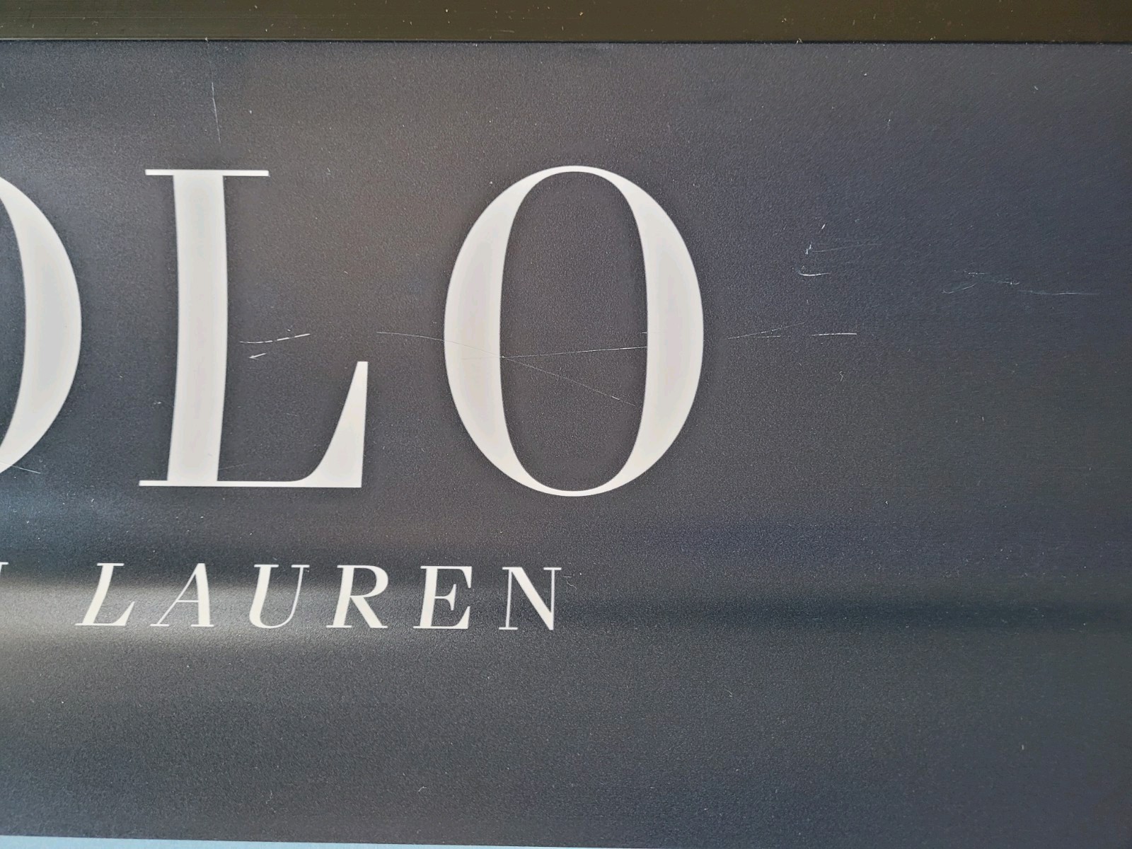Polo Ralph Lauren Fashion Advertising Banner Poster Double Sided 54”x28”