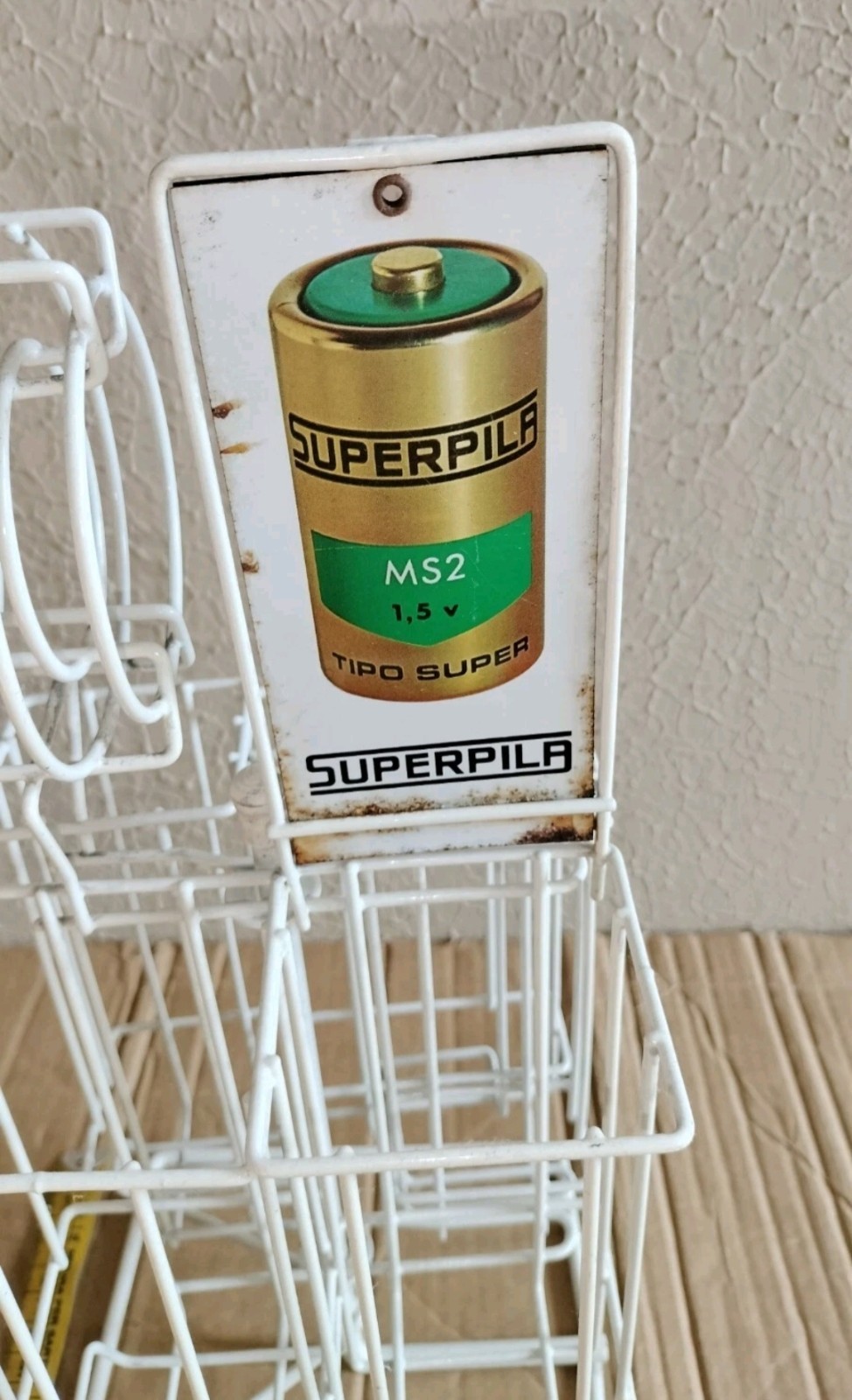 Luminous Sign, Vintage, Super Battery Electric Batteries + Battery Display