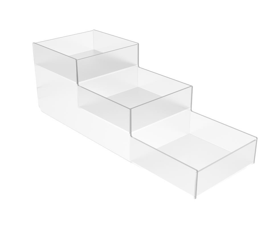 6×6″ Candy Display Countertop Toieltry Organizer Make-up Cosmetics 3 Tier