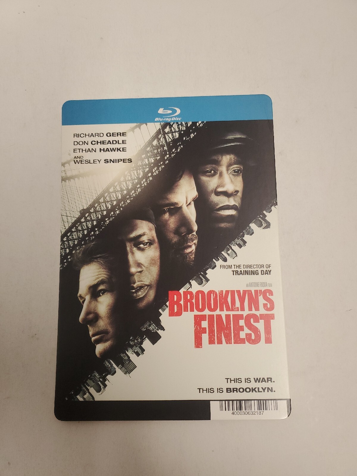 Brooklyn’s Finest BLOCKBUSTER SHELF DISPLAY BLU-RAY BACKER CARD ONLY 5.5″X8″