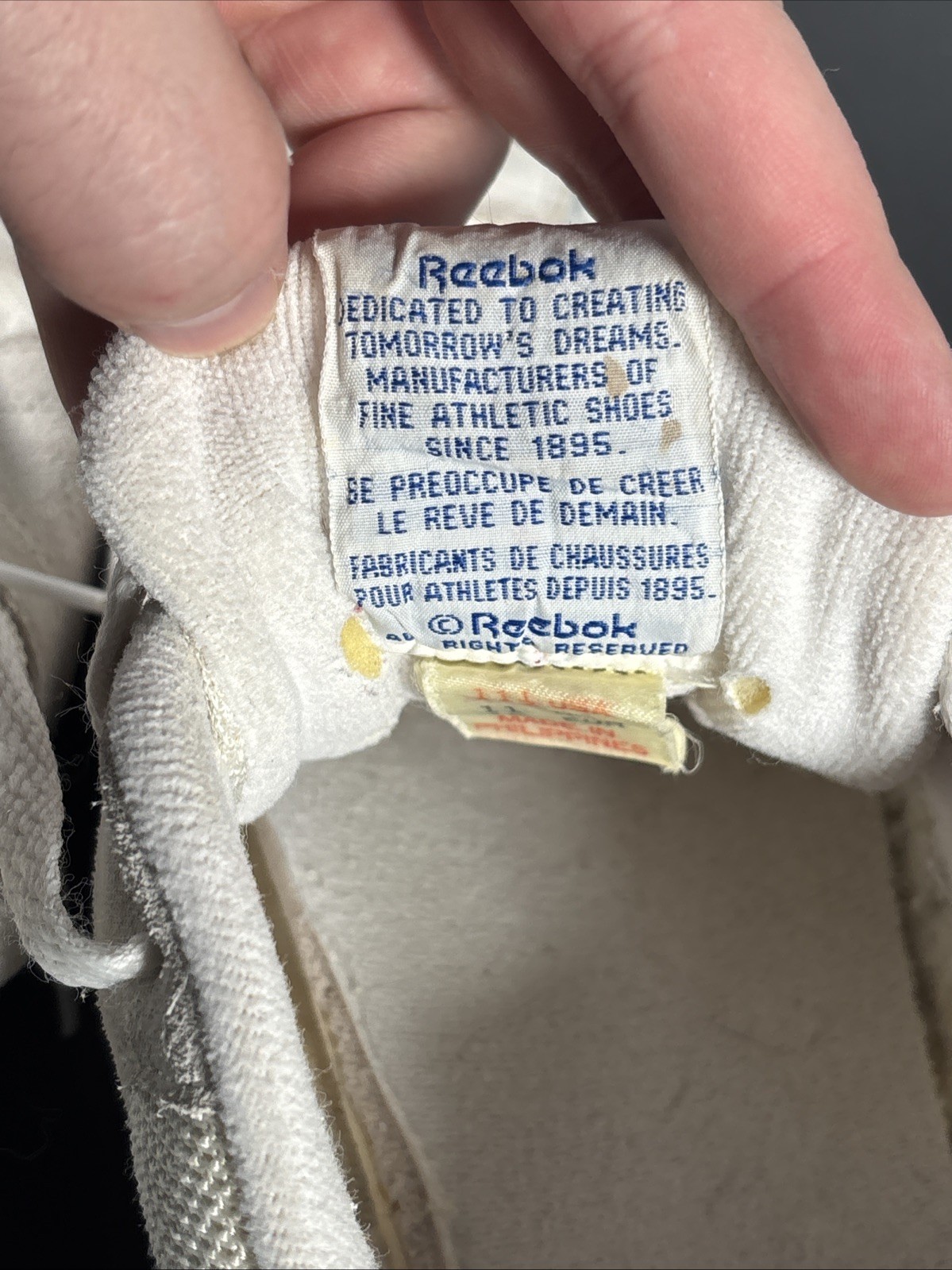 Reebok Original Vintage Sneakers Size 11 Men’s READ DESCRIPTION
