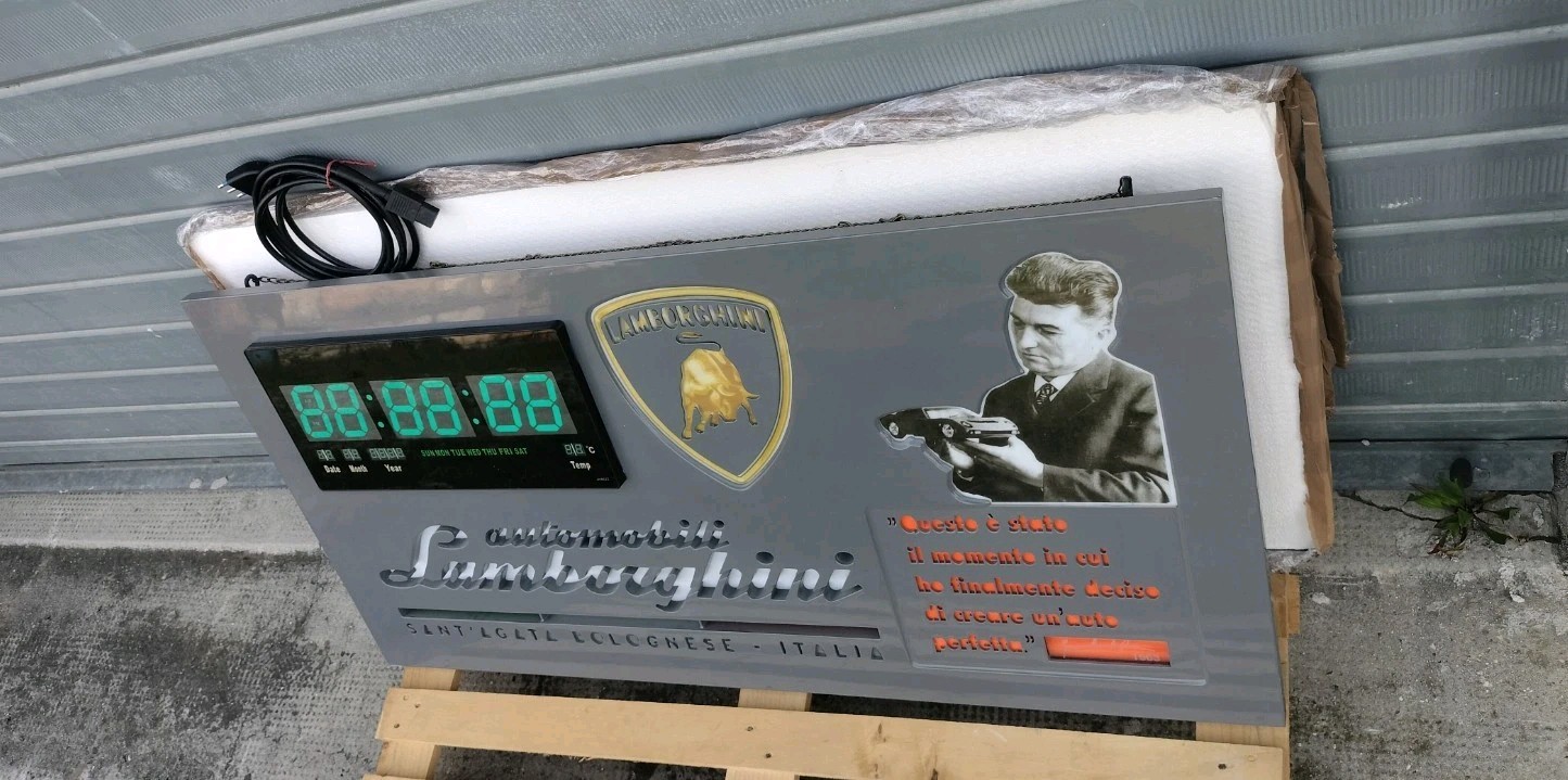 🔥Luminous Handcrafted Sign Lamborghini Automobiles – Unique Piece in the World🔥