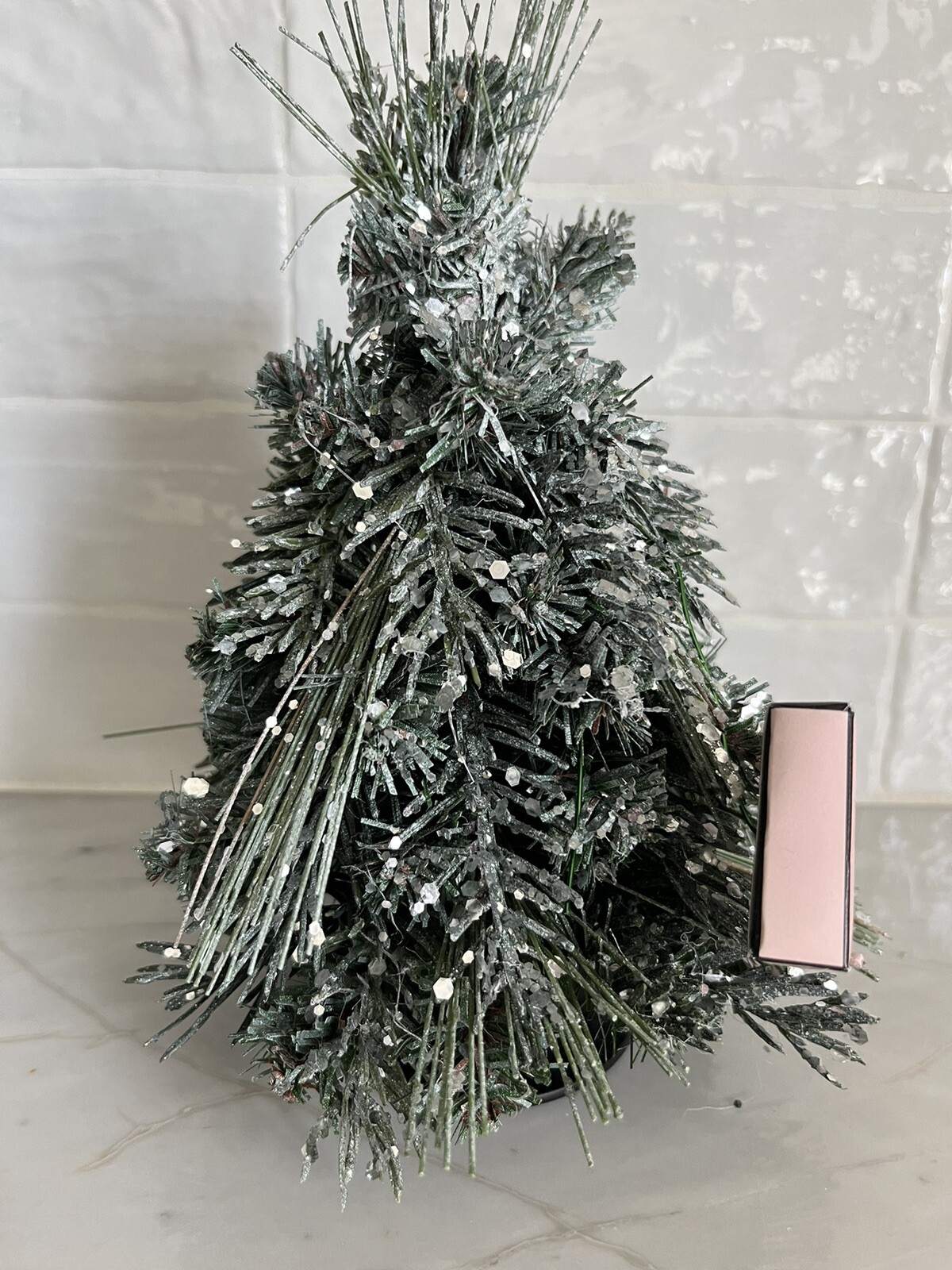 Victoria’s Secret Christmas Tree Store Display Flocked Glittered Gift Ornament