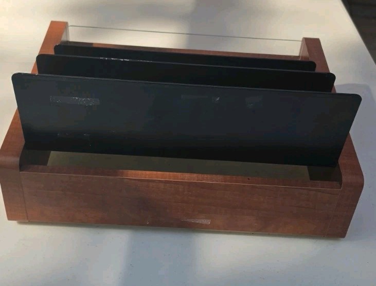 Vintage Nike Golf Store Counter Display Shelf Multi Tier Golf Ball Wood Metal