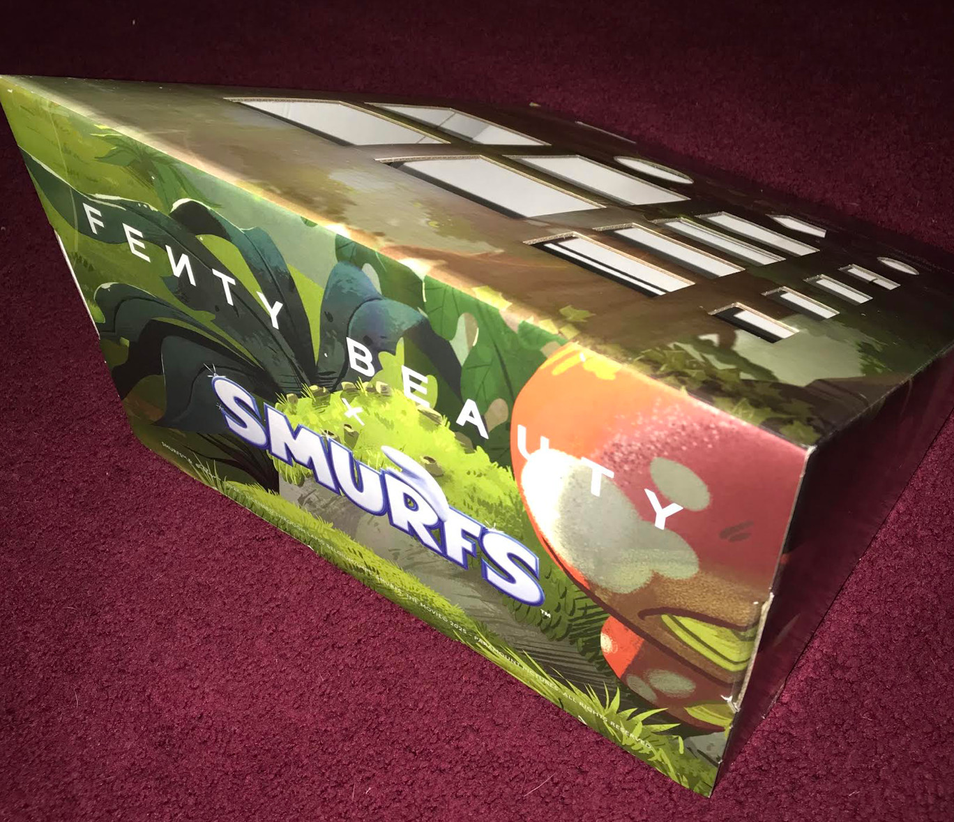 Fenty Beauty Ulta PROMO DISPLAY Smurfs Collection RARE HTF Rihanna Gift Idea