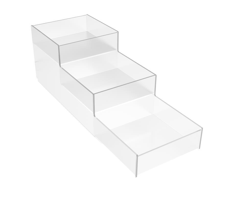 6×6″ Candy Display Countertop Toieltry Organizer Make-up Cosmetics 3 Tier