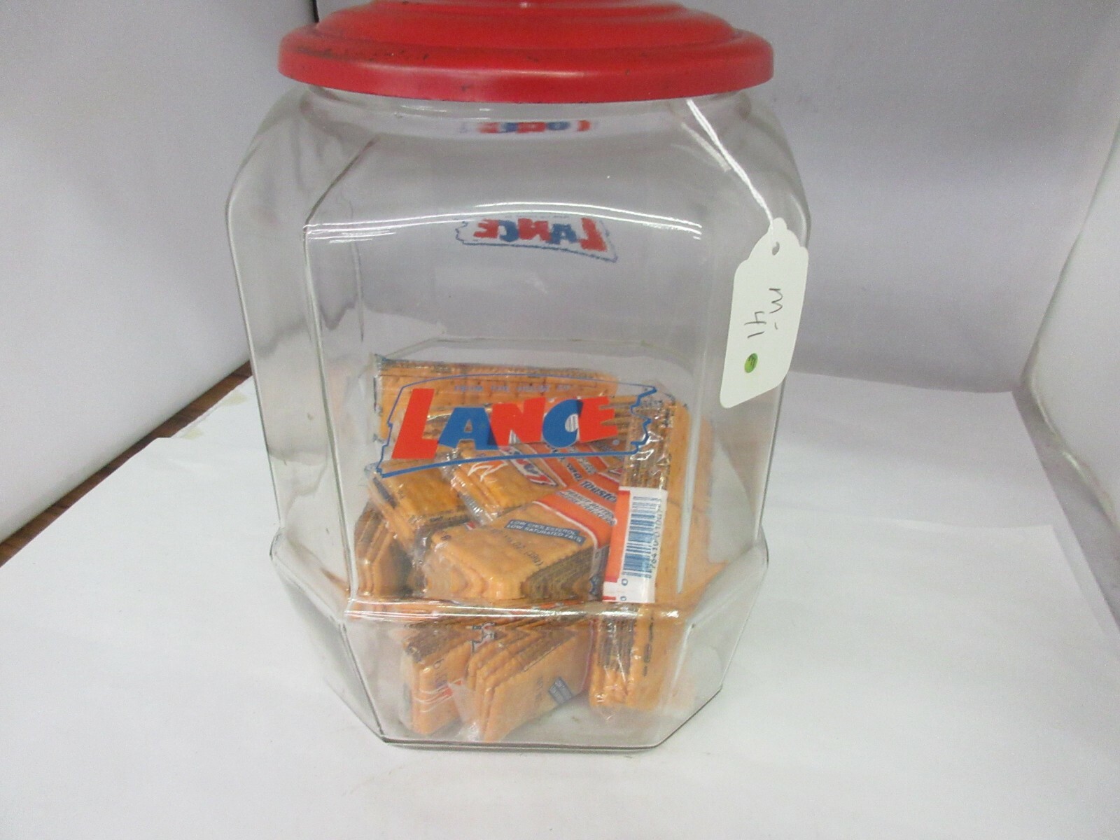VINTAGE STORE ADVERTISING LANCE CRACKERS COUNTER BIN DISPLAY RARE M-41