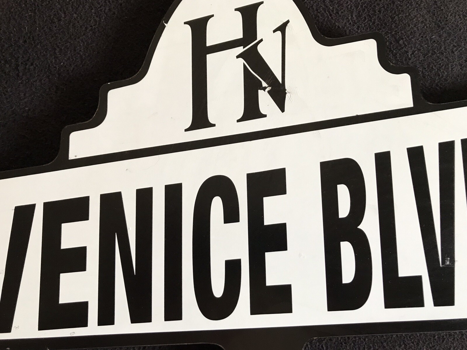 Hollywood Video Store Official Venice Blvd Display Sign Vintage EXTREMELY RARE