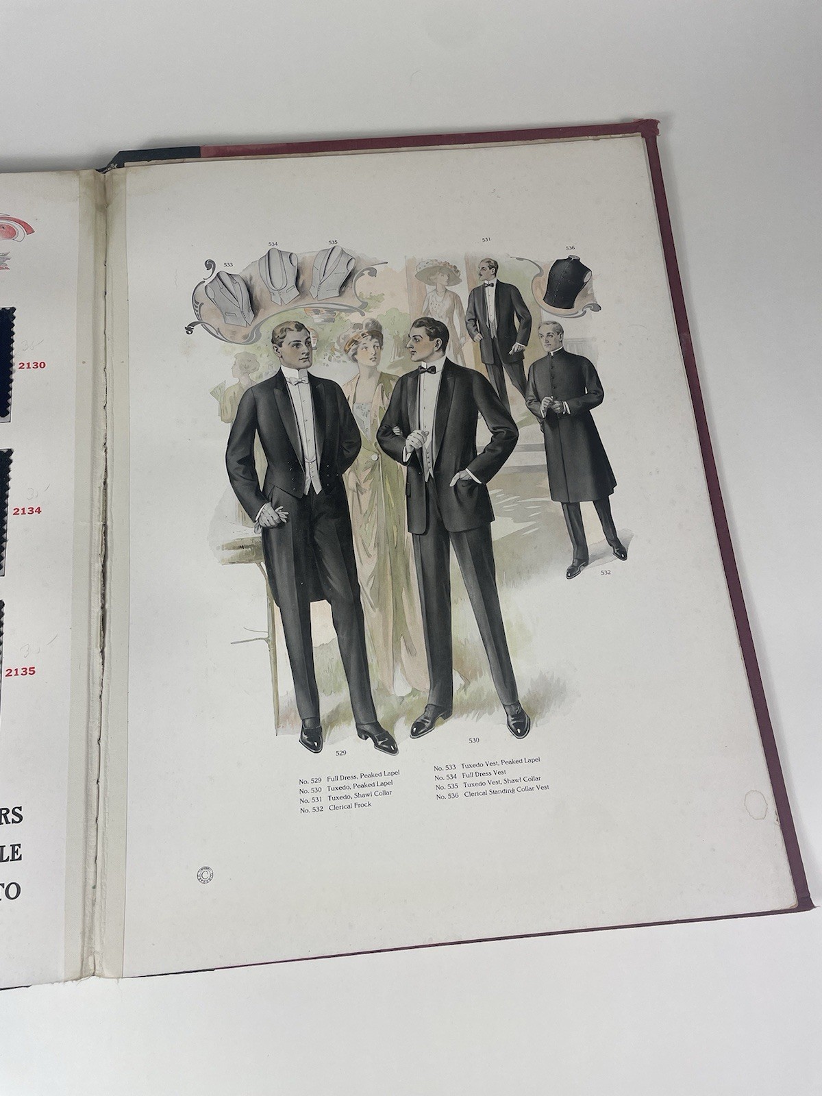 Scarce 1913 Tailor’s Salesman Sample Oversized Textile Book Store Display