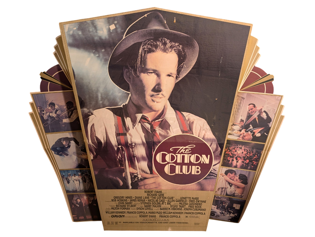 The Cotton Club 1985 MGM/UA 56″ Video Store VHS Release Standee/POP Display