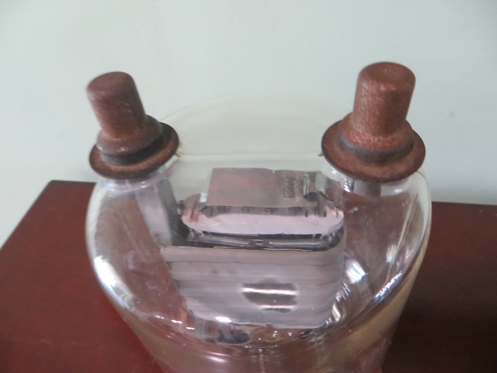 RCA DEALER COUNTER POINT OF SALES DISPLAY GLASS FUSE SIGN