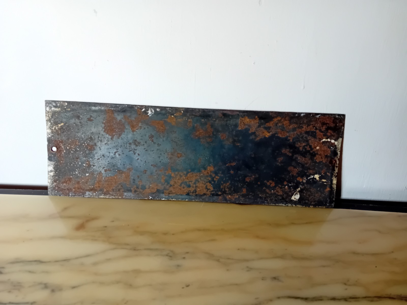 Enamel Plate Table Motorcycle Organs
