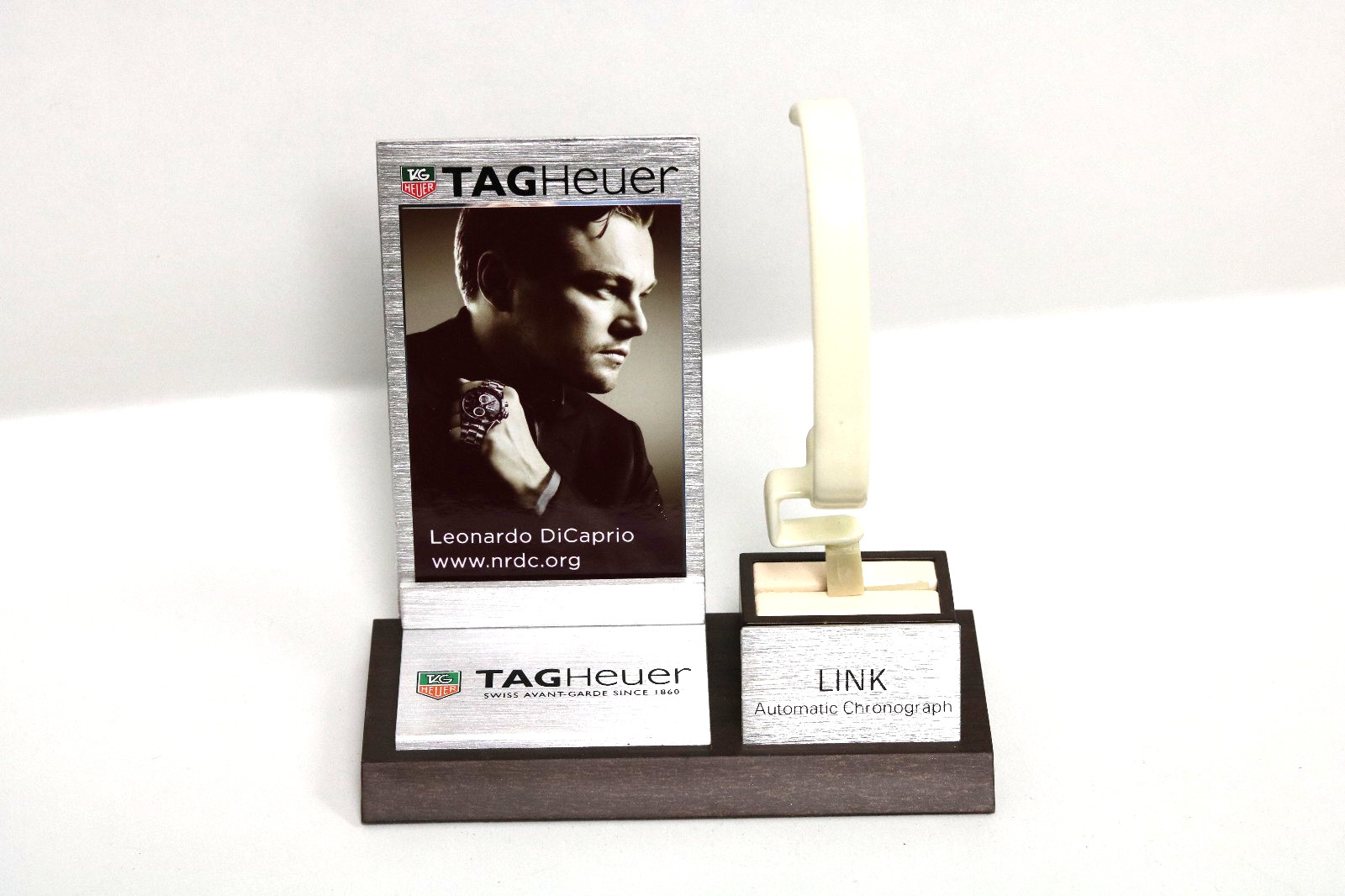 Authorized Dealer Only Store Display TAG Heuer Watch Link DiCaprio Woods Signs