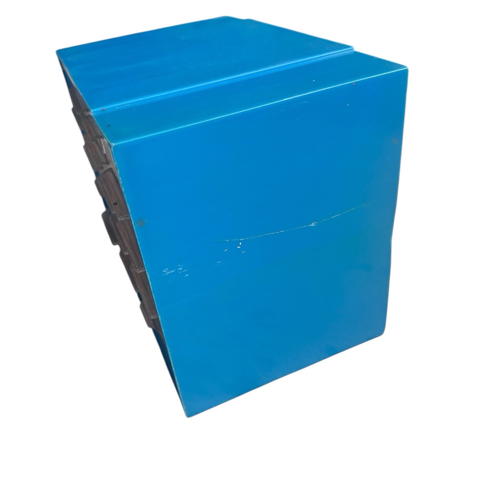 Vtg Mallory Electrical Capacitor Blue Multi Drawer Storage Cabinet Drawers USED