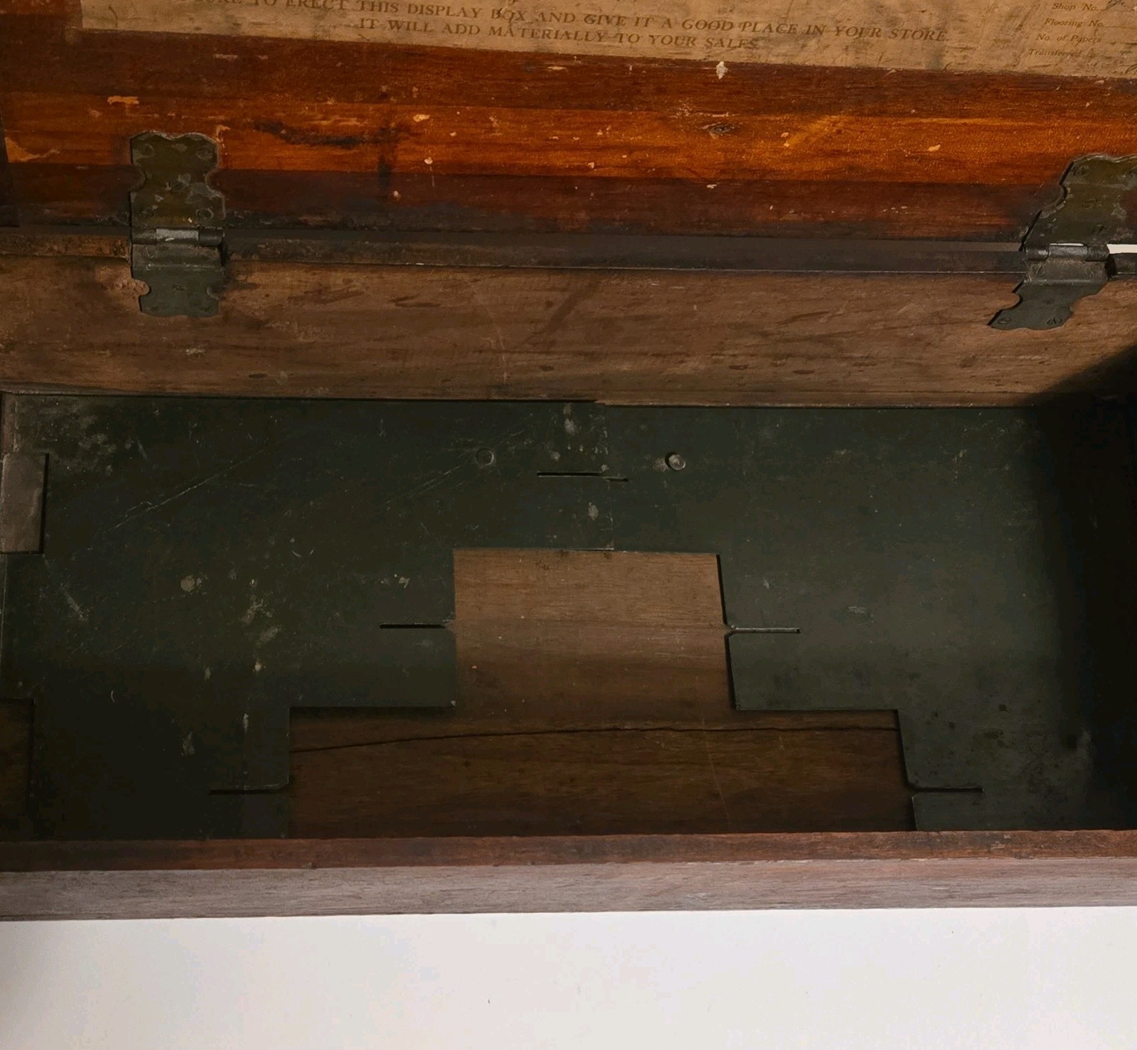 Vintage Wooden Ferry’s Seeds Store Display Box