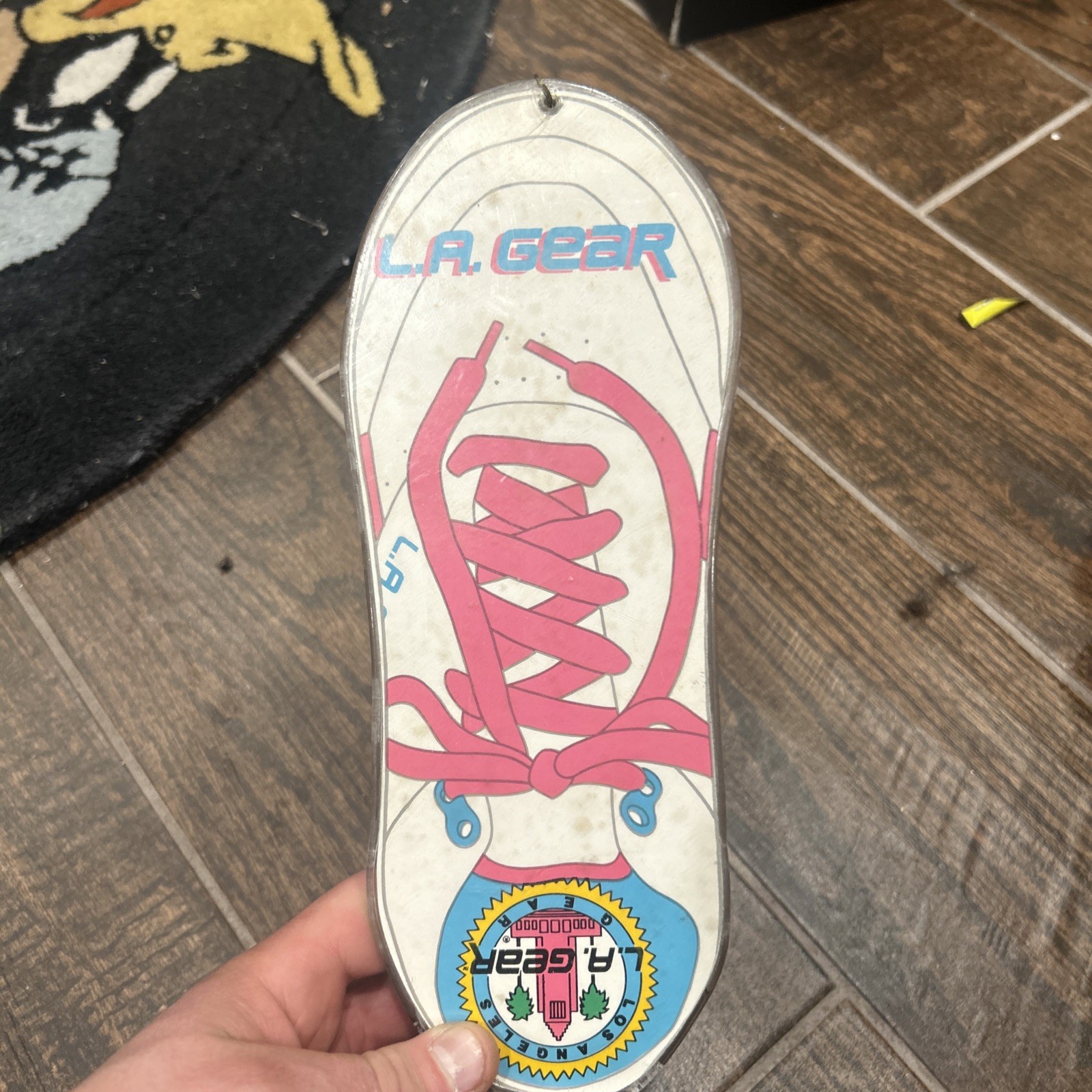 La Gear Vintage Shoe Size Measurer Acrylic Sign