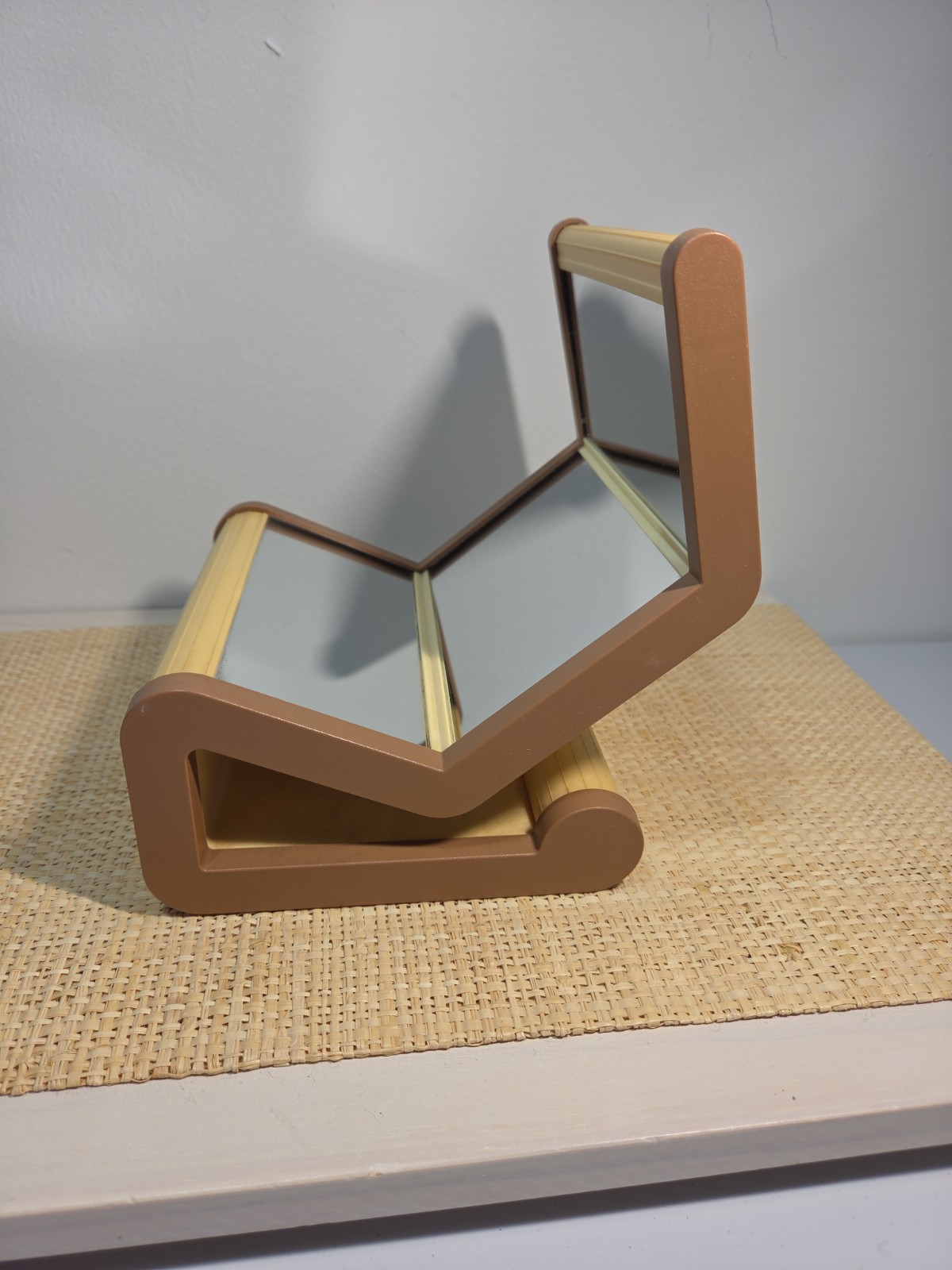 Vintage Ultima II Calvin Klein Beauty Counter Display Mirror Hong Kong 1984