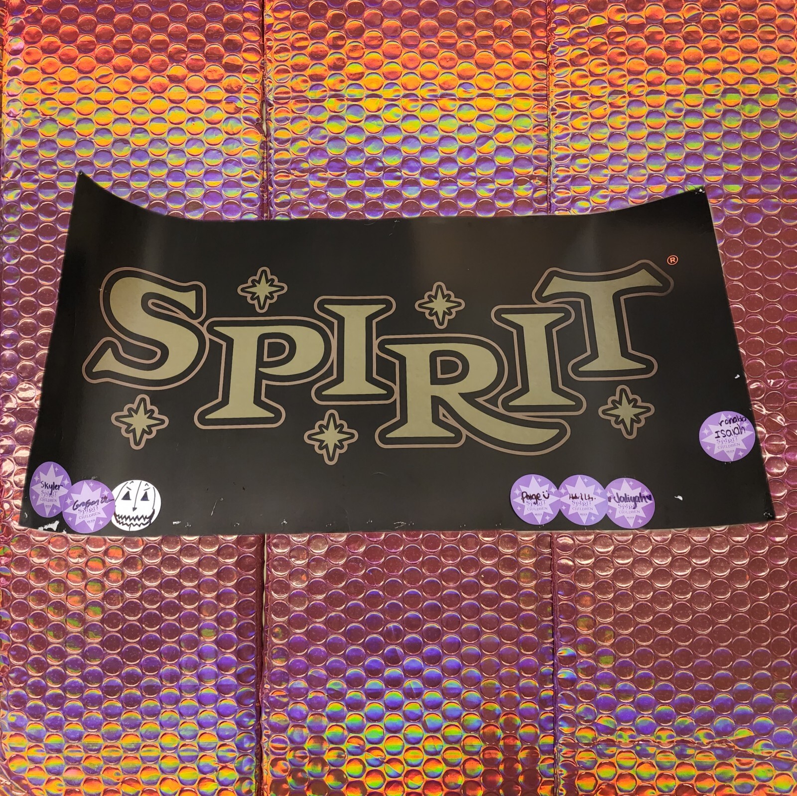 Spirit Halloween Store Display Sign Logo Minimalist Large Print Promo Sign HTF