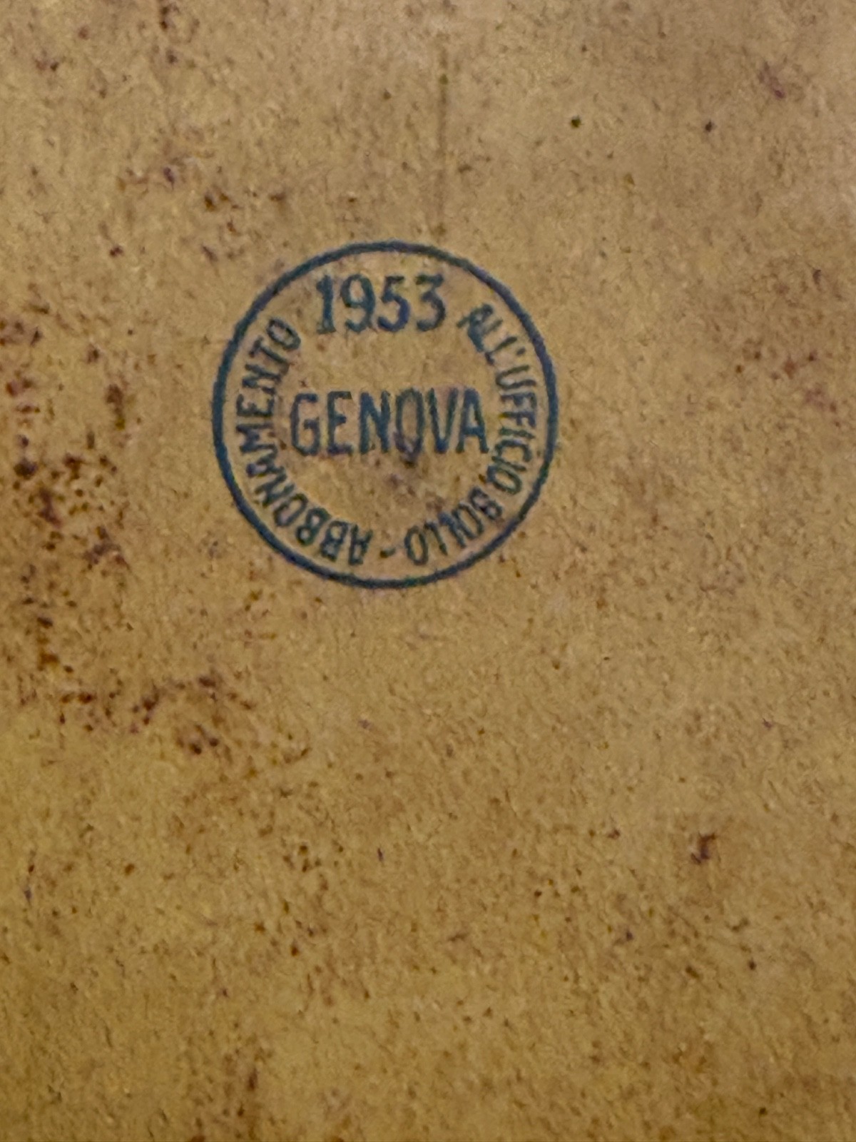 Tin advertising plaque-EMULSIO-Shoe cream-Sutter Genoa’50-50×70
