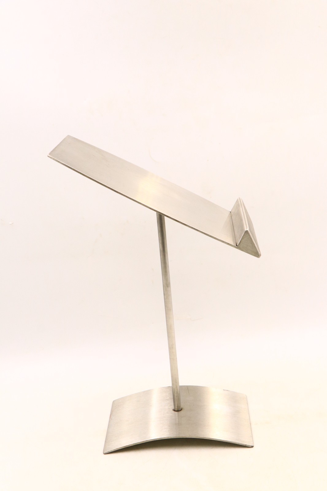 Vintage Easy Spirit Shoe Store Display Stand Stainless Steel 14.5″ x 9.5″