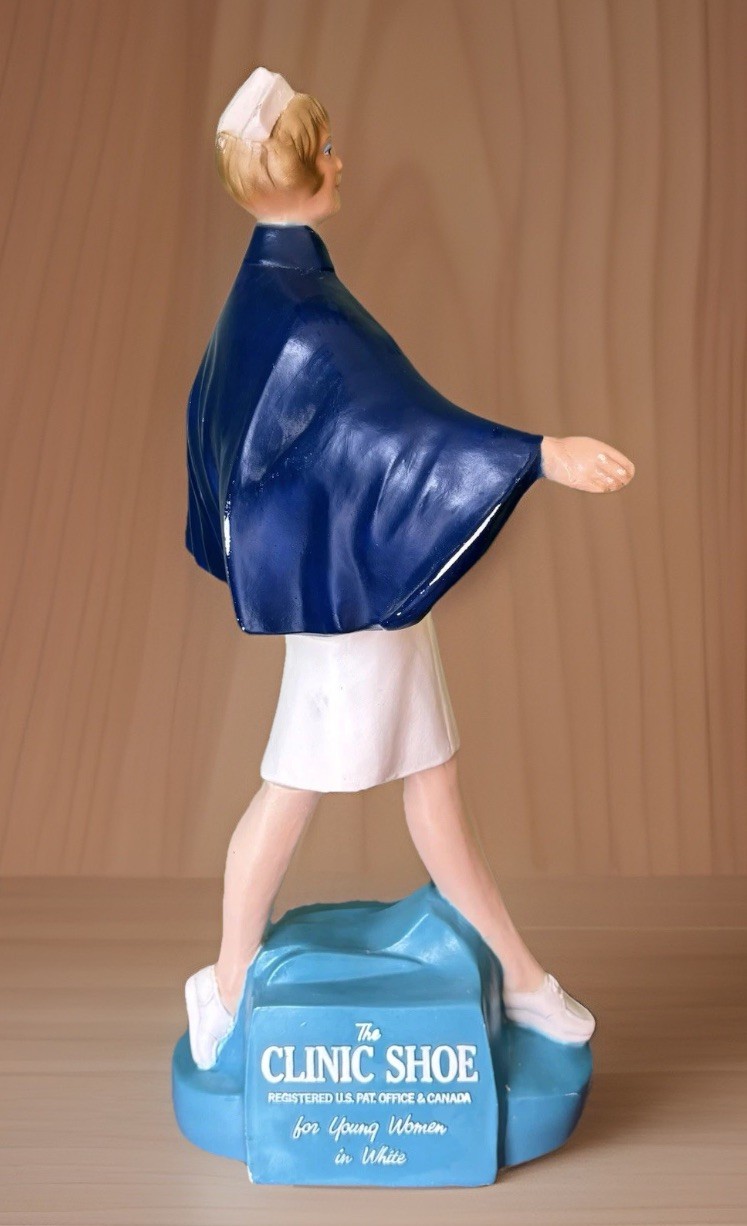 Vintage “The Clinic Shoe” Advertising Store Display from the 1950’s 22″H