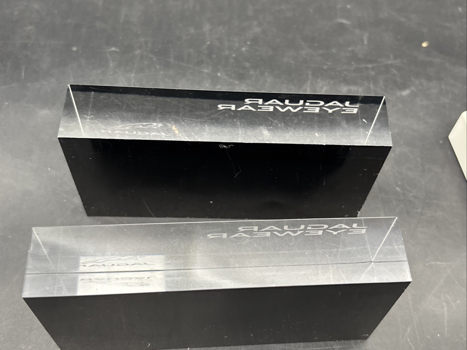 Jaguar Eyewear Acrylic Retail Display – Boutique Counter POP Sign
