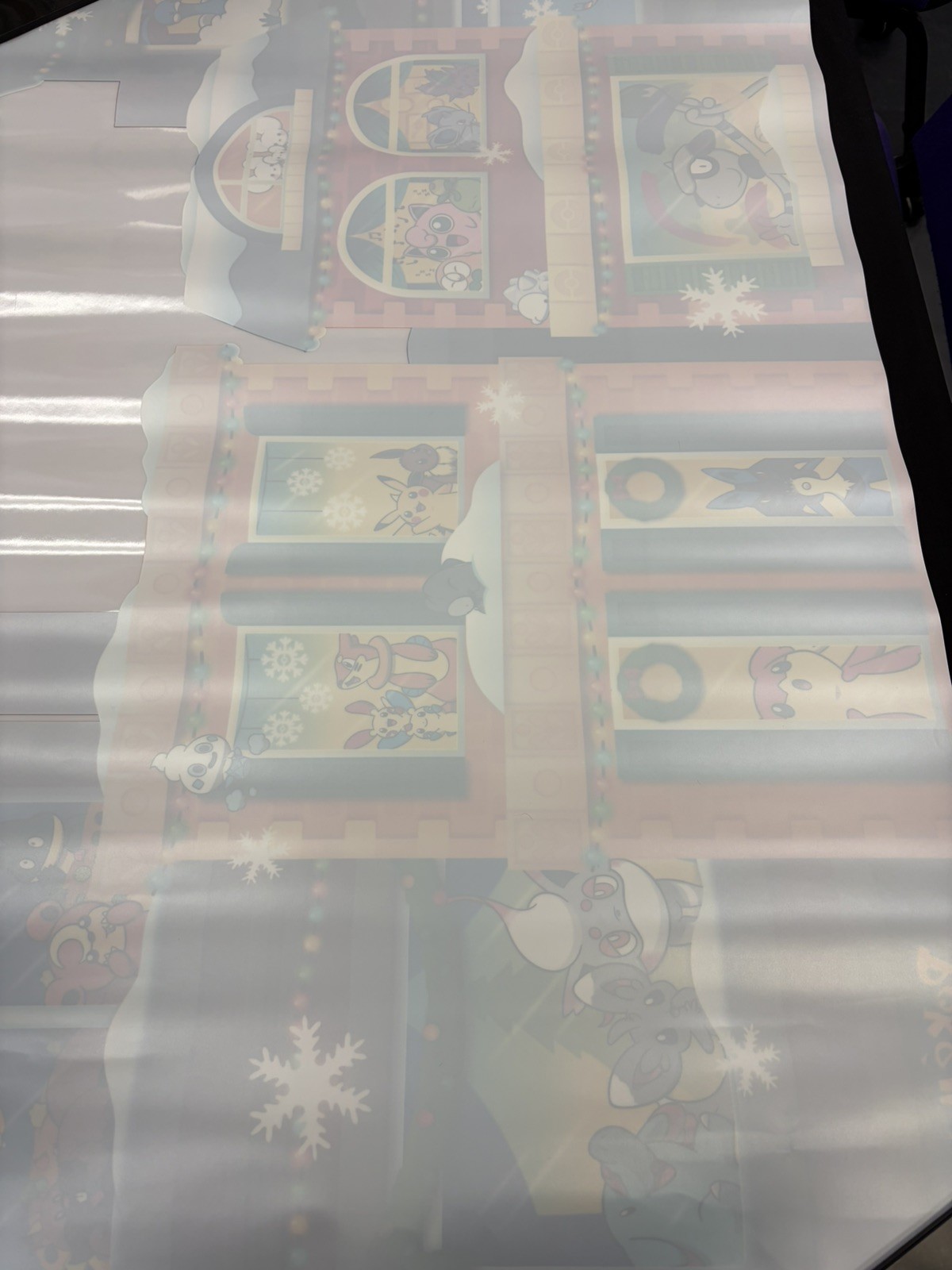 Pokemon Surging Sparks Holiday Promo Window Cling – 36″ x 24″ (NEW)