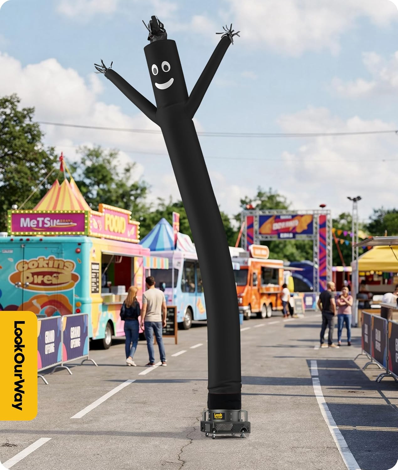 Air Dancers Inflatable Tube Man Attachment – 20 Feet Tall Wacky Waving Inflatabl