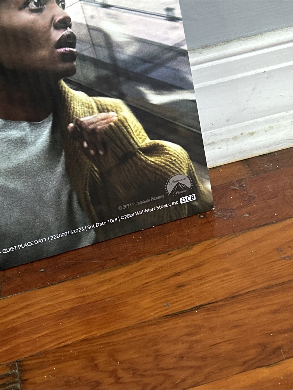 A Quiet Place: Day One Promotional Retail Store Display Sign Cardboard 30x12in