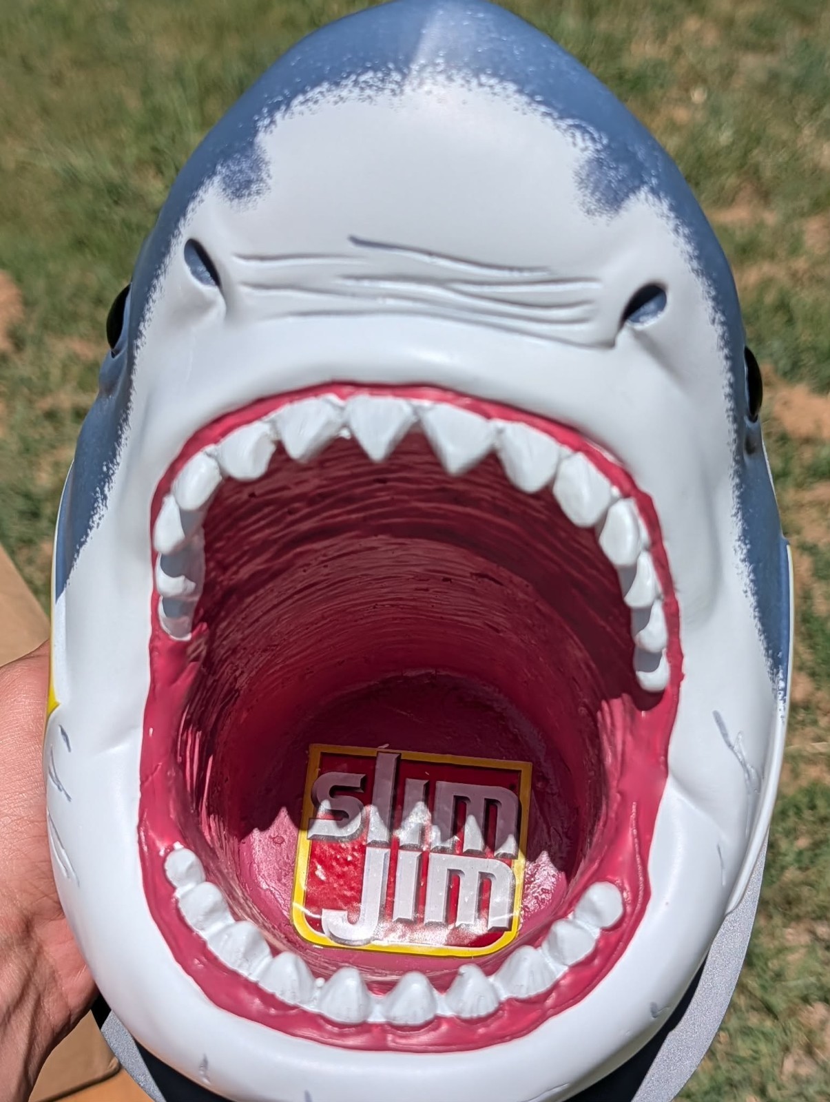 SLIM JIM Promotional Jaws Great White Shark Head Wall Mount Display In Box